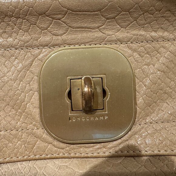 Longchamp Gaby python leather cross-body book bag - Picture 4 of 5